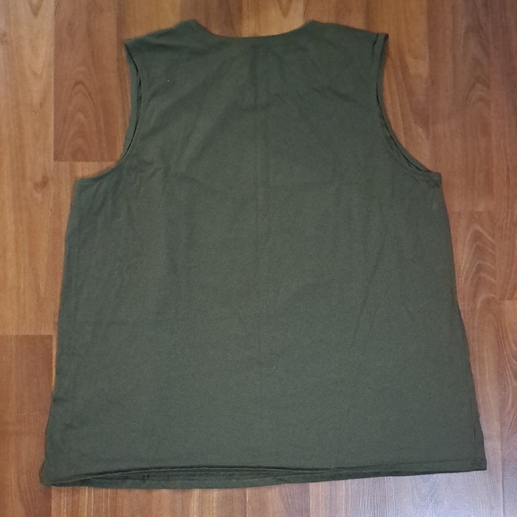 Metallica Olive Green Graphic Tank Top - Picture 4 of 4